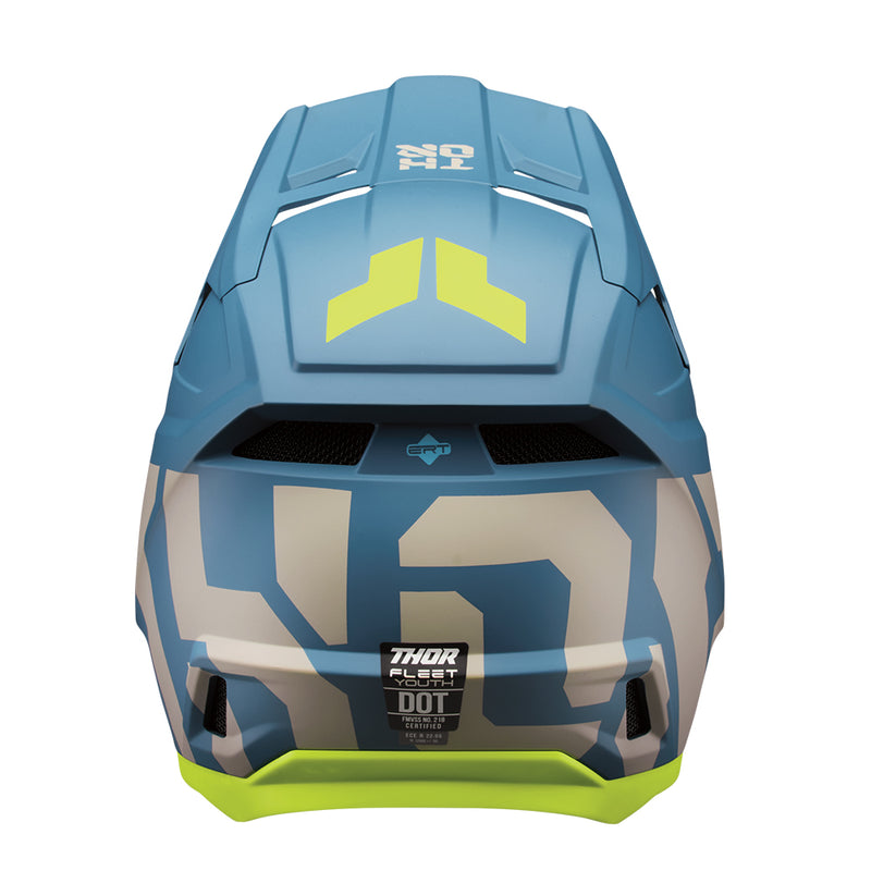 Load image into Gallery viewer, THOR HELMET FLEET FORGE BLUE YOUTH
