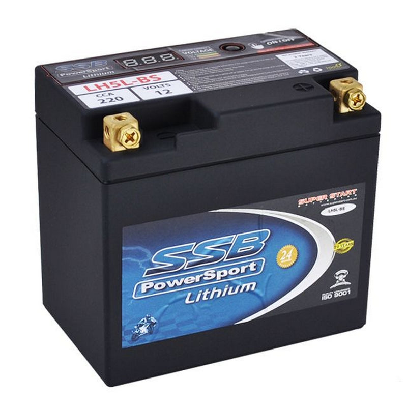 Load image into Gallery viewer, MOTORCYCLE AND POWERSPORTS BATTERY 12V 220CCA SSB HIGH PERFORMANCE LITHIUM ION
