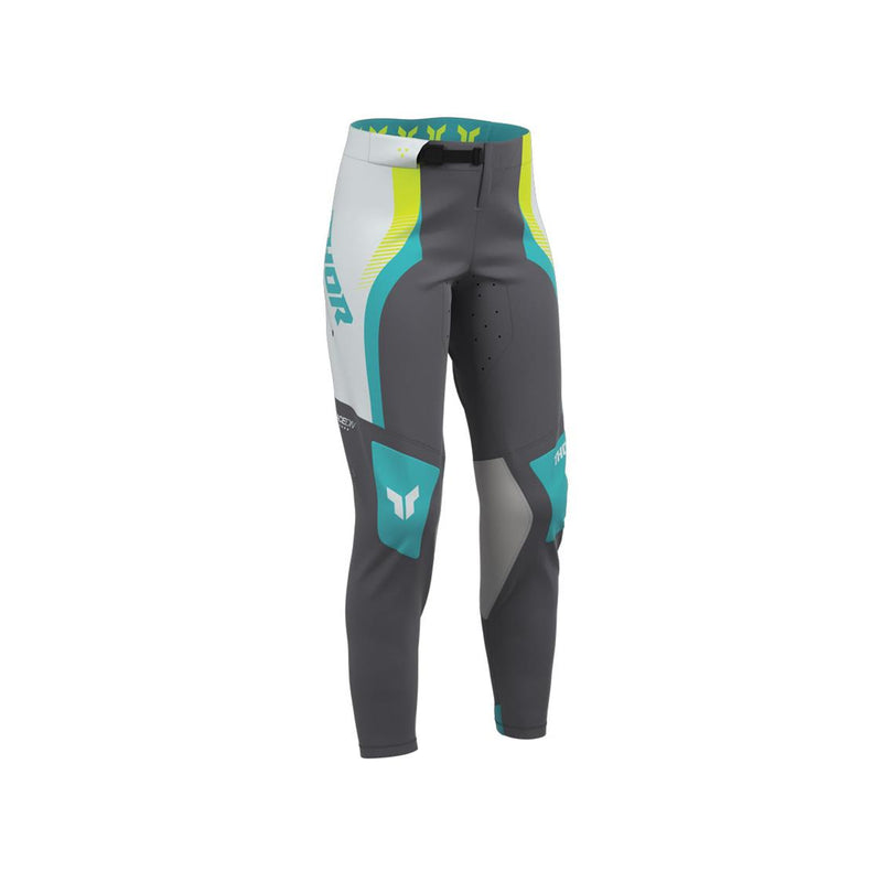 Load image into Gallery viewer, THOR SPORTMODE PANT WOMENS VELOCITY GRAY/AQUA
