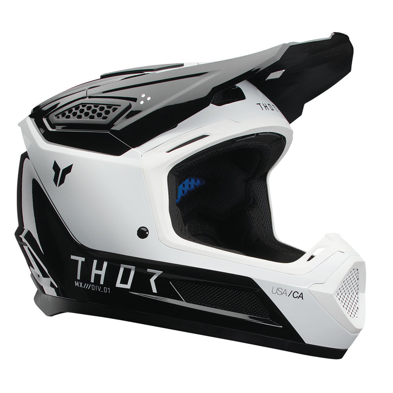 Load image into Gallery viewer, THOR HELMET FLEET STORM BLACK/WHITE
