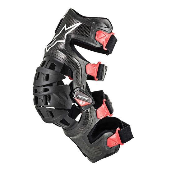 Load image into Gallery viewer, Alpinestars Bionic-10 Carbon Knee Brace Left Black/Red
