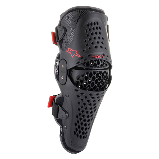 Alpinestars SX-1 v2 Knee Guards Black/Red