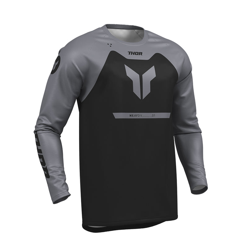 Load image into Gallery viewer, THOR MX JERSEY RIDEMODE MENACE BLACK

