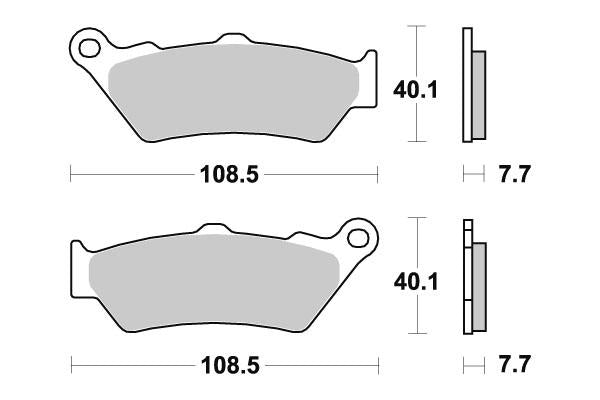 Load image into Gallery viewer, BRAKE PADS MOTO MASTER FRONT SINTERED FOR MULTIPLE MAKES
