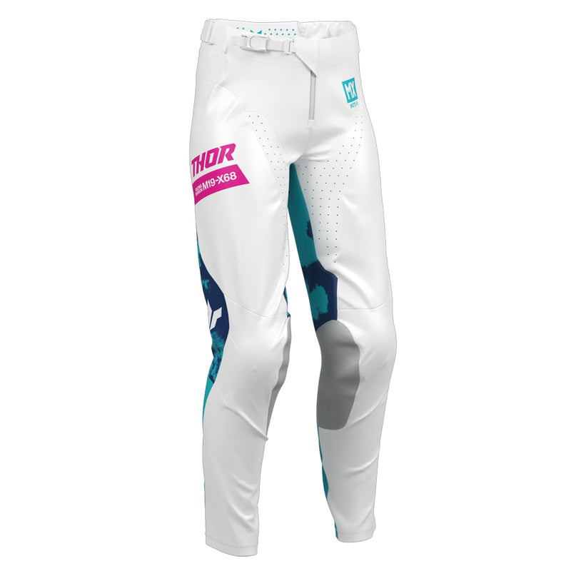 Load image into Gallery viewer, THOR LAUNCHMODE PANT WOMENS BLEACH WHITE/AQUA
