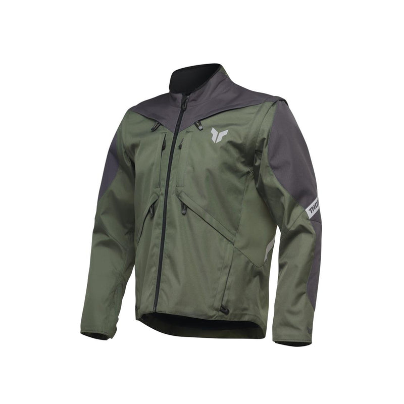 Load image into Gallery viewer, THOR JACKET TERRAIN ARMY/CHARCOAL
