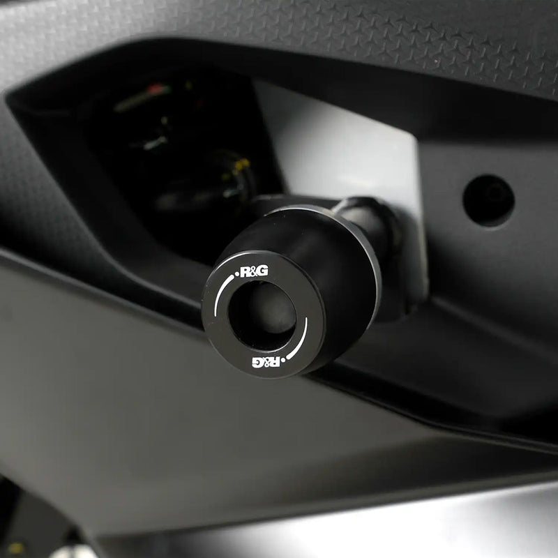 Load image into Gallery viewer, Crash Protectors APEX for Aprilia RS457 24- Black R&amp;G
