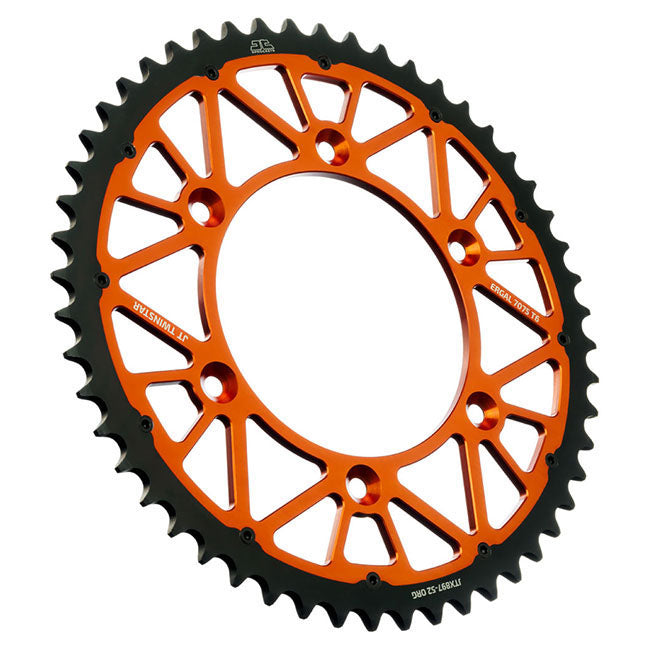 Load image into Gallery viewer, JT Sprockets TwinStar Rear Sprocket - Orange

