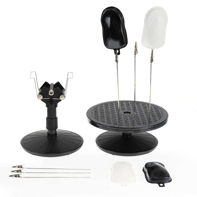 Load image into Gallery viewer, FORMULA AIRBRUSH PAINTING TURNTABLE AND HOLDER KIT WITH CLIPS
