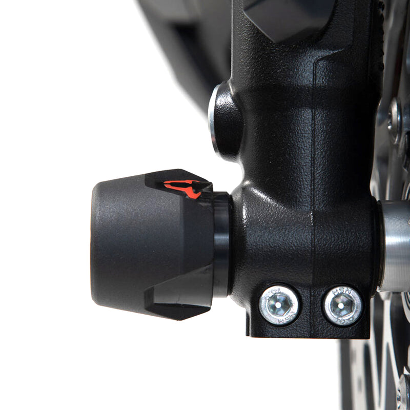 Load image into Gallery viewer, FRONT AXLE SLIDER KIT SW MOTECH SUZUKI DL1000 V-STROM 14-19 DL1050 V-STROM 19-ON YAMAHA MT-10 16-ON
