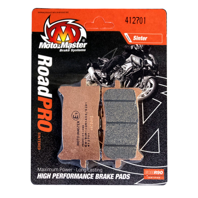 Load image into Gallery viewer, BRAKE PADS MOTO MASTER FRONT ROAD PRO SINTERED HONDA CB125R CB300R CB650R CBR650R CRF1000L CRF1100L
