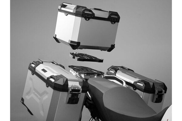 Load image into Gallery viewer, SW MOTECH TRAX ADVENTURE TOP CASE ALUMINUM 38L BLACK
