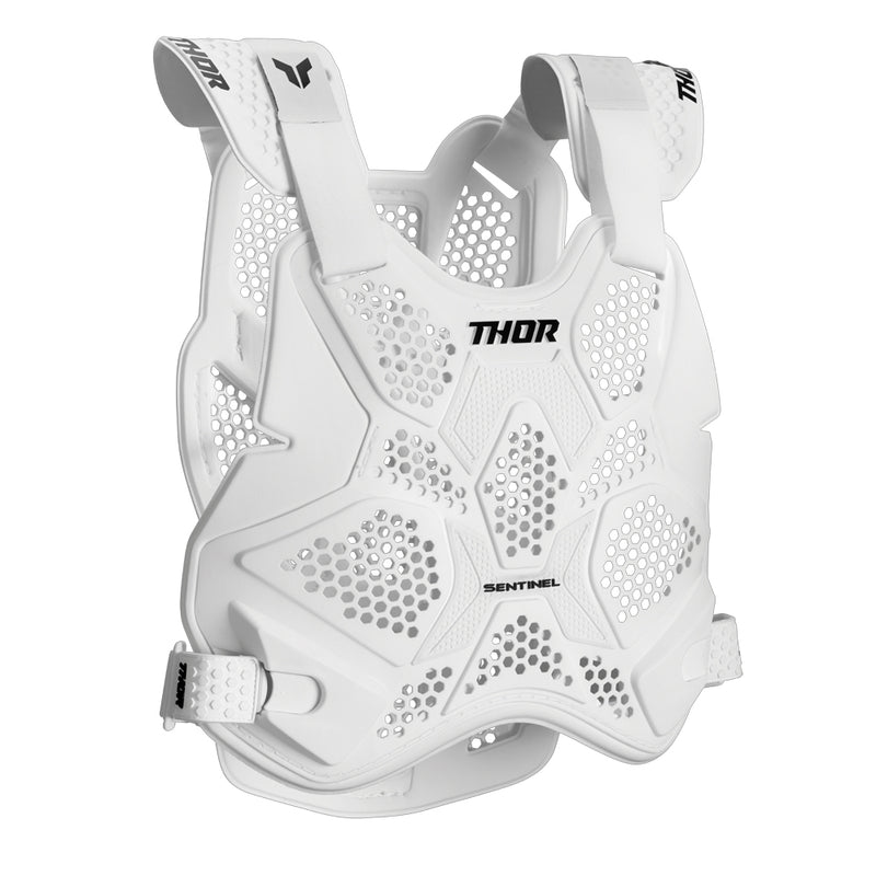 Load image into Gallery viewer, THOR SENTINEl LTD CHEST PROTECTOR WHITE
