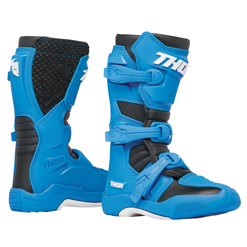Load image into Gallery viewer, THOR BLITZ XR BOOTS YOUTH BL/BK
