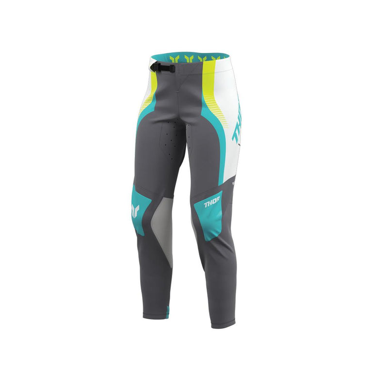 Load image into Gallery viewer, THOR SPORTMODE PANT WOMENS VELOCITY GRAY/AQUA
