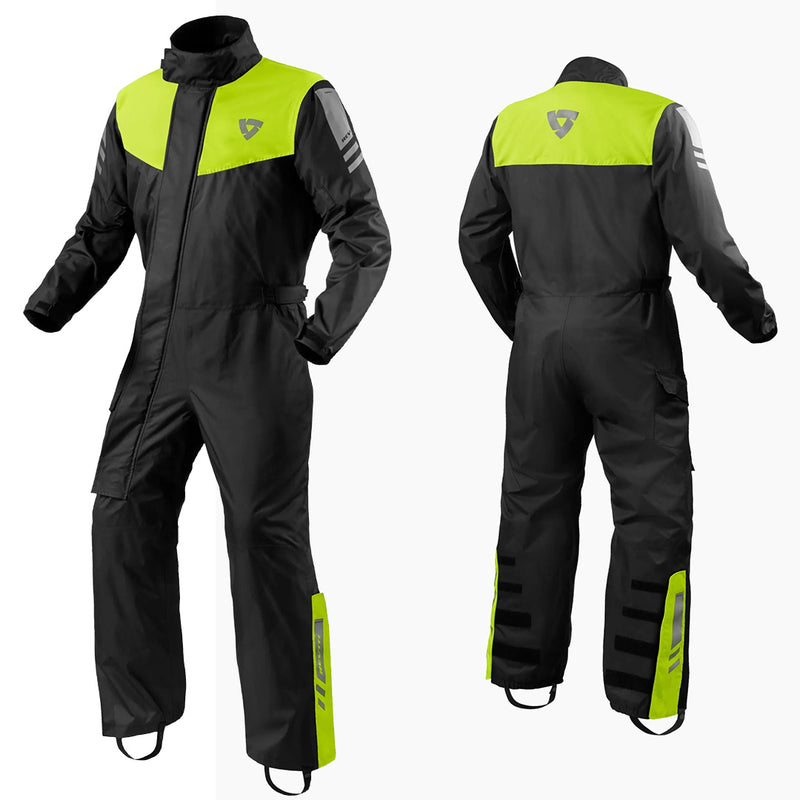 Load image into Gallery viewer, Rain Suit Pacific 4 H2O Black Neon Yellow
