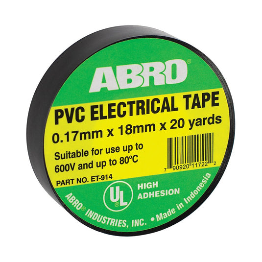 ELECTRICAL TAPE ABRO 12X18X 20 YDS
