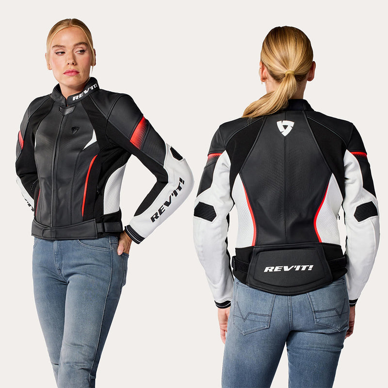 Load image into Gallery viewer, Jacket Xena 4 Ladies - White-Neon Red
