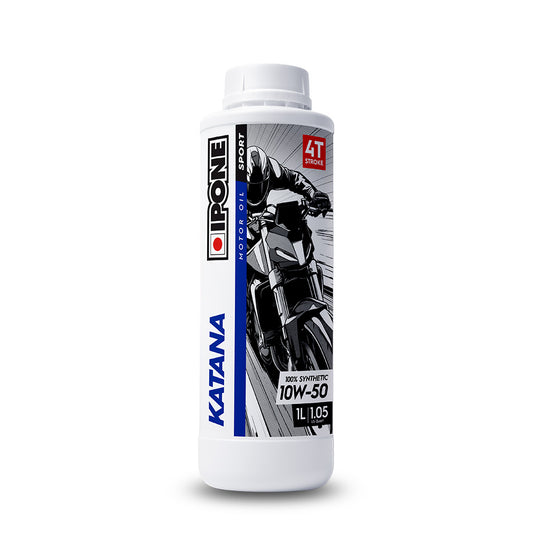 IPONE Katana - 100% Synthetic 4T Oil - 10W50 1L