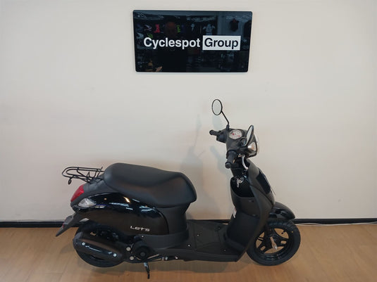 2026 Suzuki UZ50 Black and Blue Available scooter bike at Cyclespot