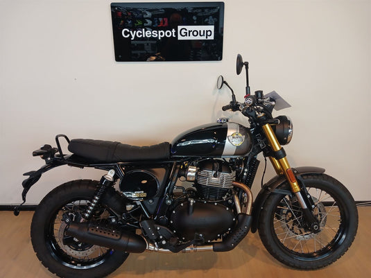 2026 Royal Enfield Bear 650 Golden Shadow scrambler bike at Cyclespot