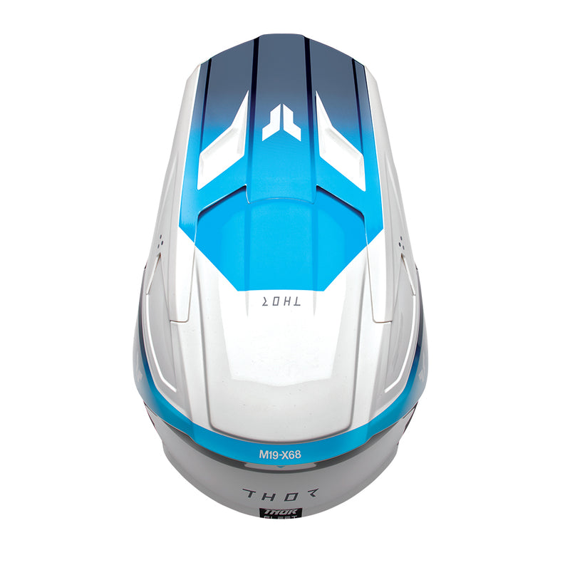 Load image into Gallery viewer, THOR HELMET FLEET STORM WHITE/NAVY YOUTH
