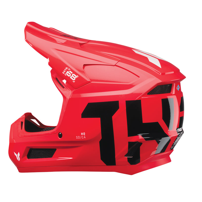 Load image into Gallery viewer, THOR HELMET FLEET FORGE RED YOUTH
