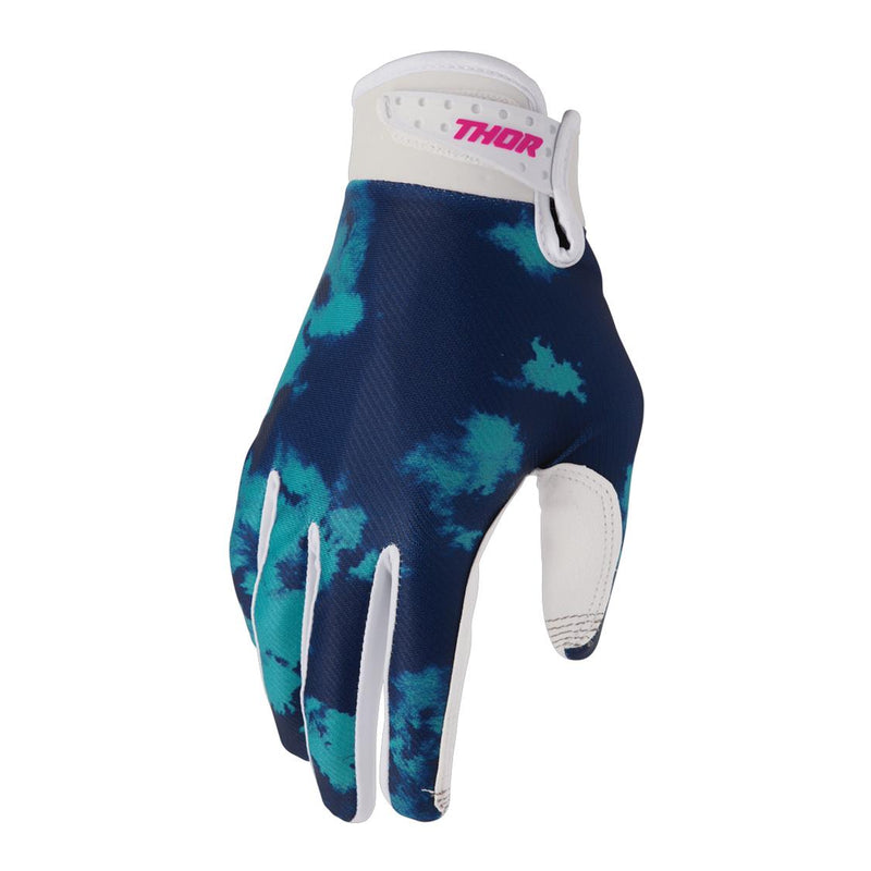 Load image into Gallery viewer, THOR GLOVE  BLEACH WHITE/AQUA
