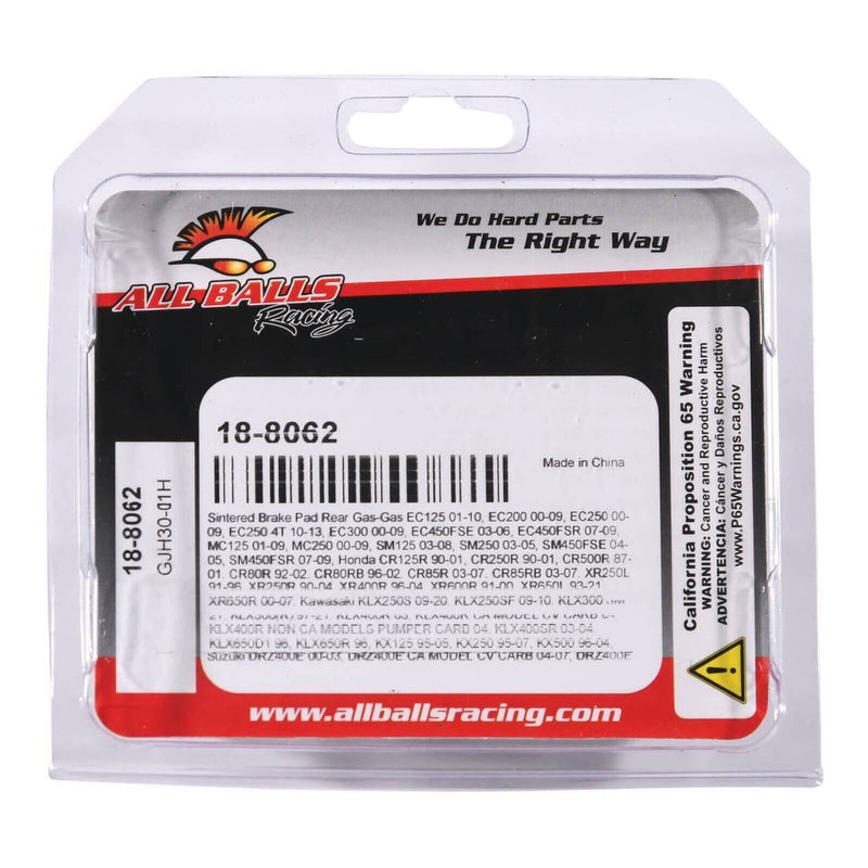Load image into Gallery viewer, Sintered Brake Pad Rear 18-8062
