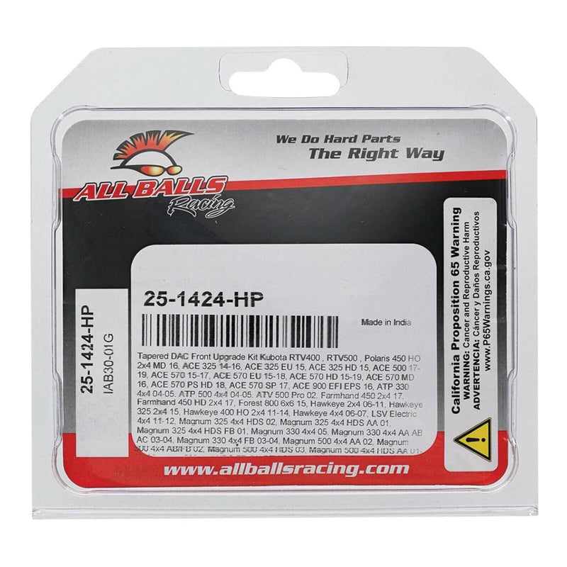 Load image into Gallery viewer, All Balls Racing Wheel Bearing Kit - Tapered DAC Upgrade (25-1424-HP)
