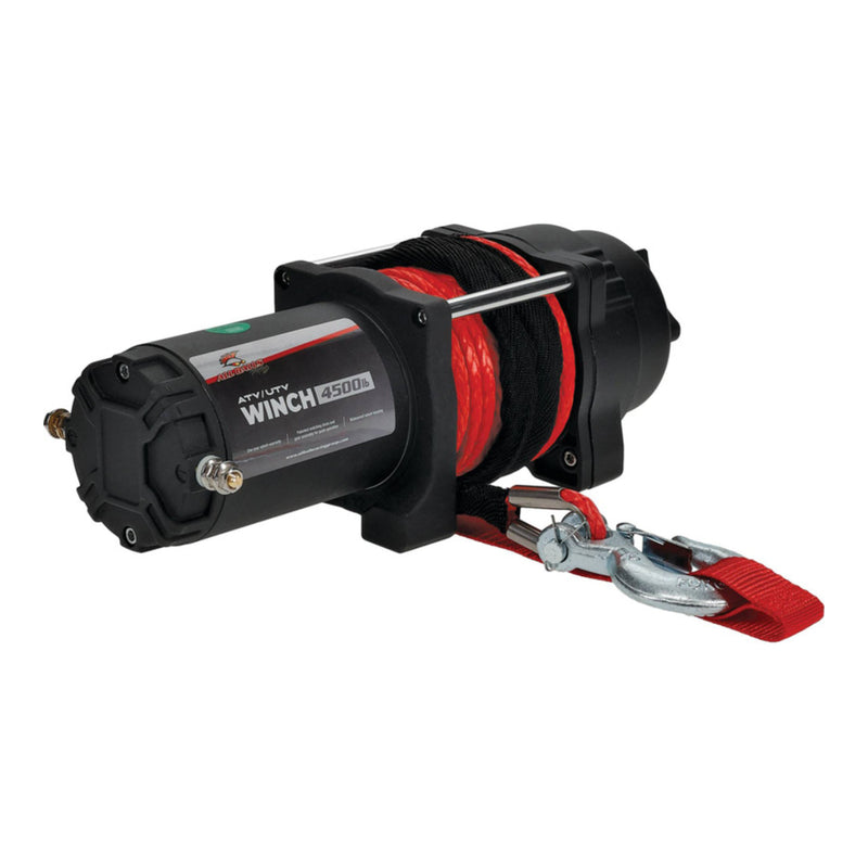Load image into Gallery viewer, ALL BALLS 4 BOLT WINCH 4500LB with 33FT SYNTHETIC ROPE
