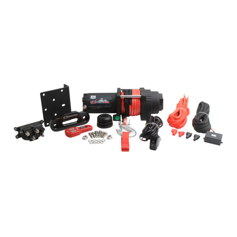 Load image into Gallery viewer, ALL BALLS 4 BOLT WINCH 6000LB with 33FT SYNTHETIC ROPE
