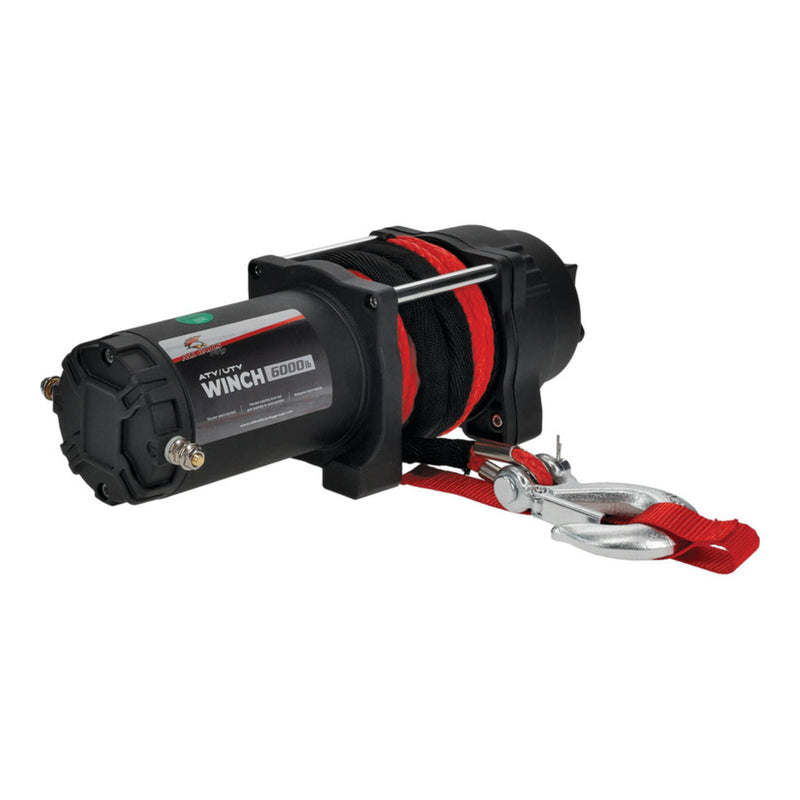 Load image into Gallery viewer, ALL BALLS 4 BOLT WINCH 6000LB with 33FT SYNTHETIC ROPE
