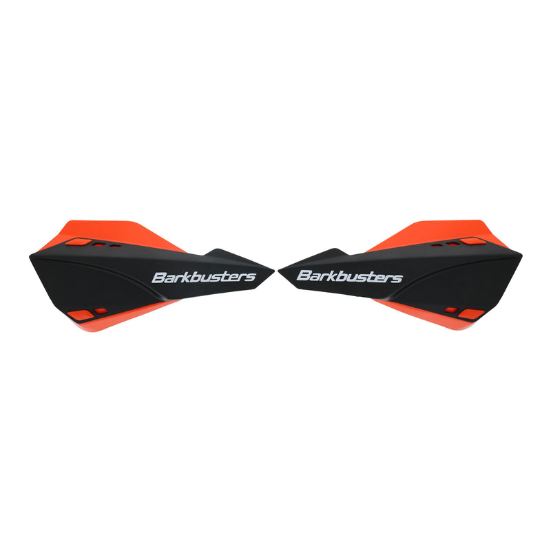 Load image into Gallery viewer, Barkbusters Handguard Sabre Open - Black / Orange
