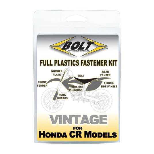 Bolt Body Work Fastener Kit Honda CR125 '92-'96 CR250 '92-'96