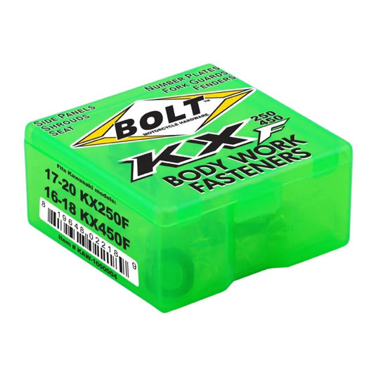 Bolt Plastics Fastener Kit Kawasaki KX450F '16-'18 KX250F '17-'20
