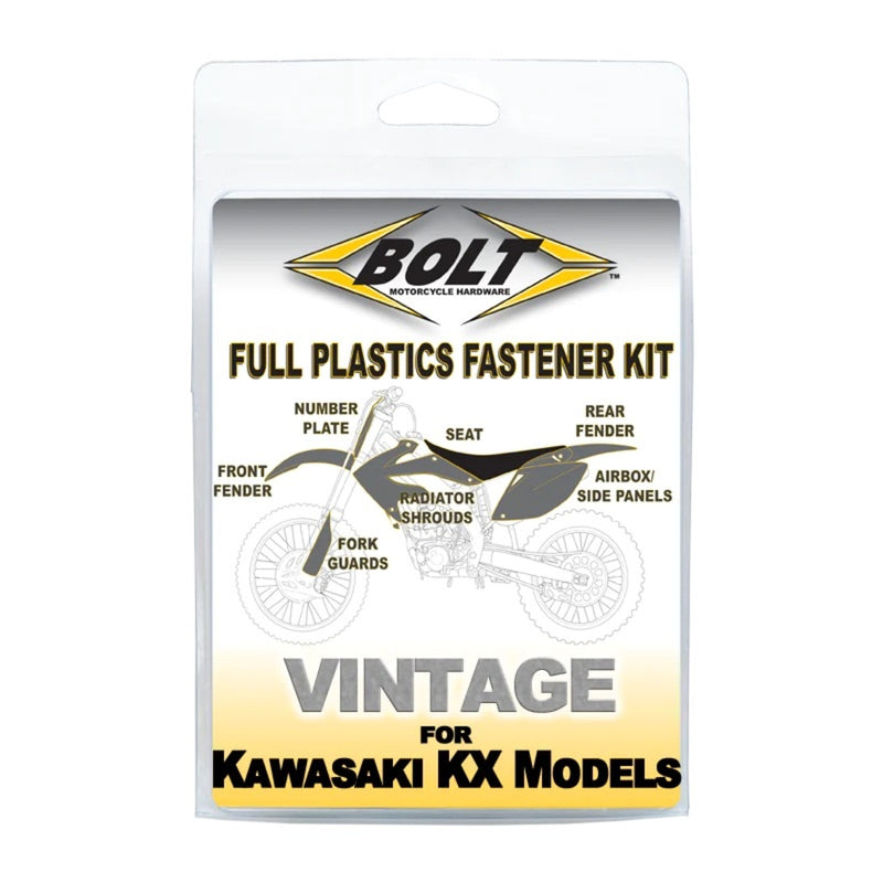 Load image into Gallery viewer, Bolt Body Work Fastener Kit Kawasaki KX125/250 '98-'02
