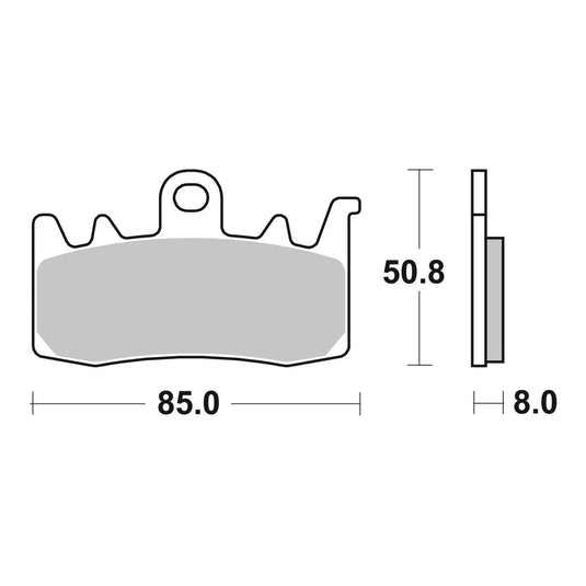 Brembo Prime Sinter Front Brake Pads 07BB38SA