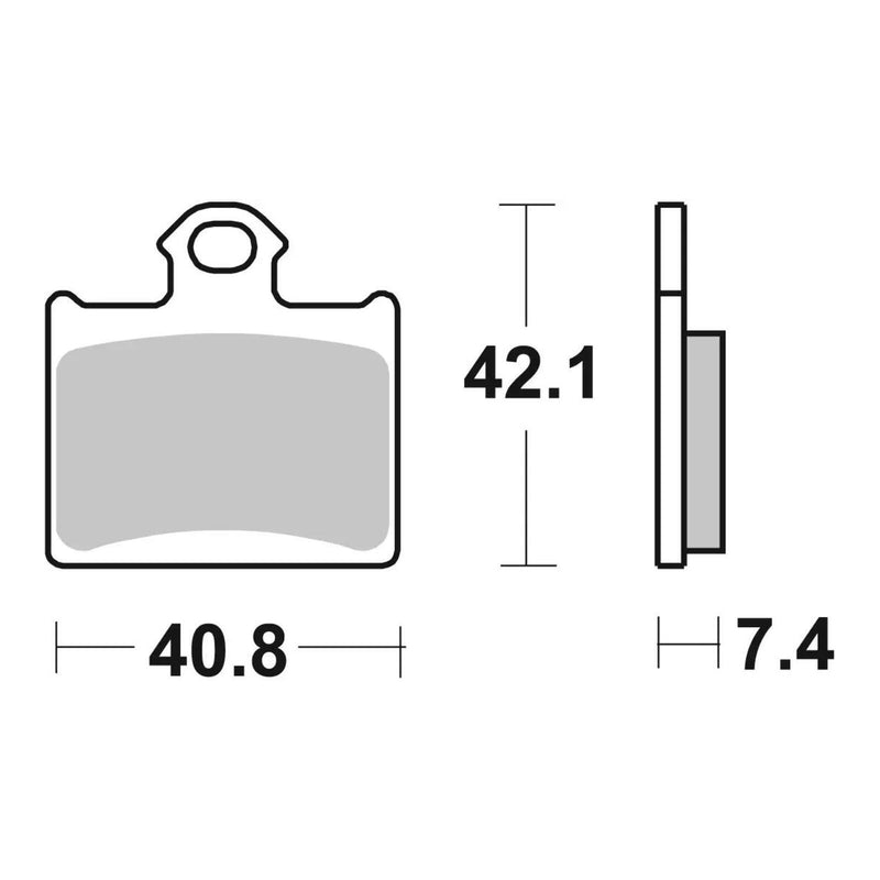Load image into Gallery viewer, Brembo Upgrade Sinter Rear Brake Pads 07GR16SX

