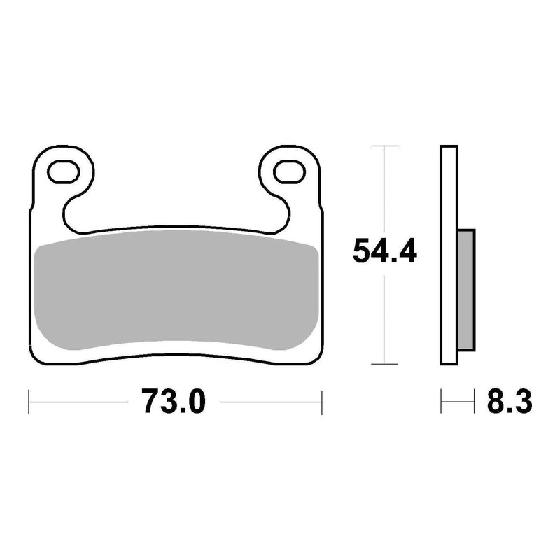 Load image into Gallery viewer, Brembo Prime Sinter Front Brake Pads 07GR90SA
