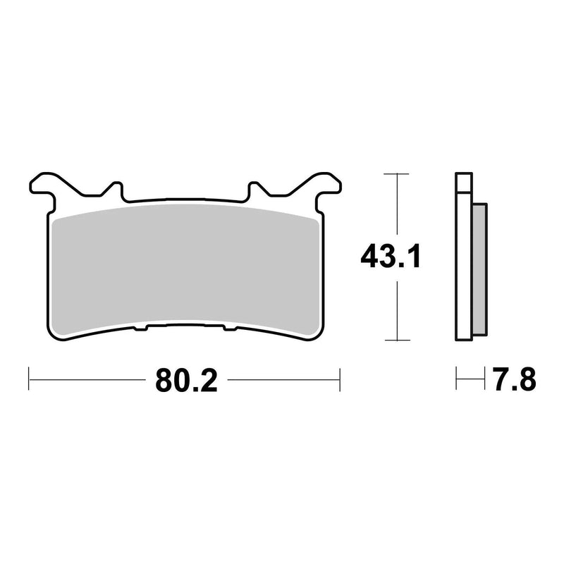Load image into Gallery viewer, Brembo Xtra Sinter Front Brake Pads 07GR99SR
