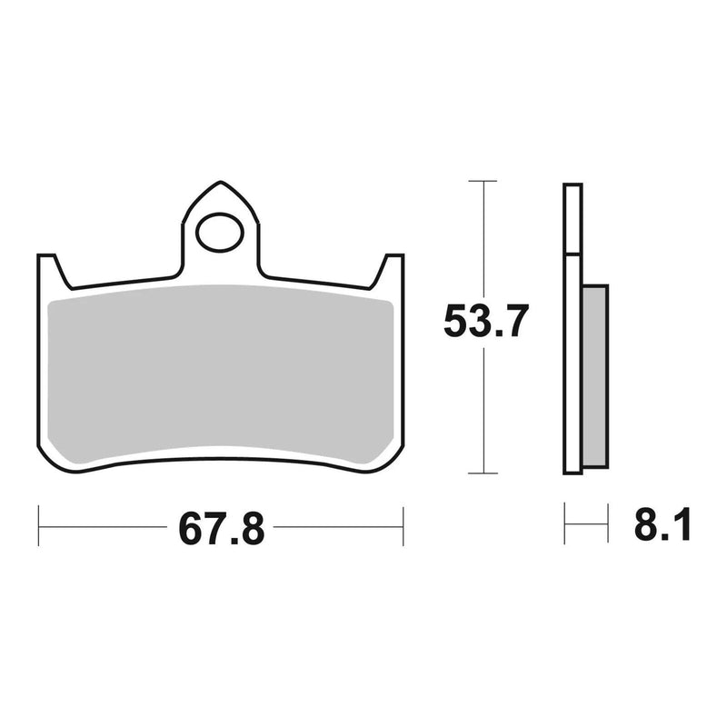 Load image into Gallery viewer, Brembo Prime Sinter Front Brake Pads 07HO28SA
