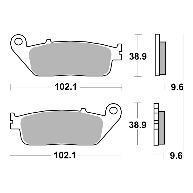Load image into Gallery viewer, Brembo Prime Sinter Front Brake Pads 07HO41SA
