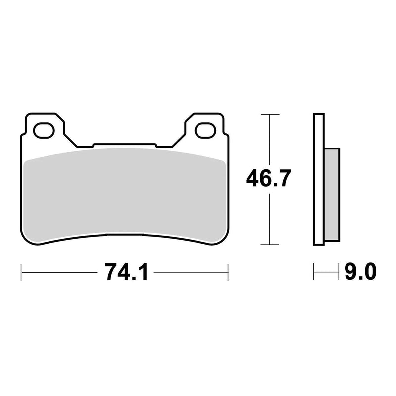 Load image into Gallery viewer, Brembo Upgrade Carbon Ceramic Front Brake Pads 07HO50RC
