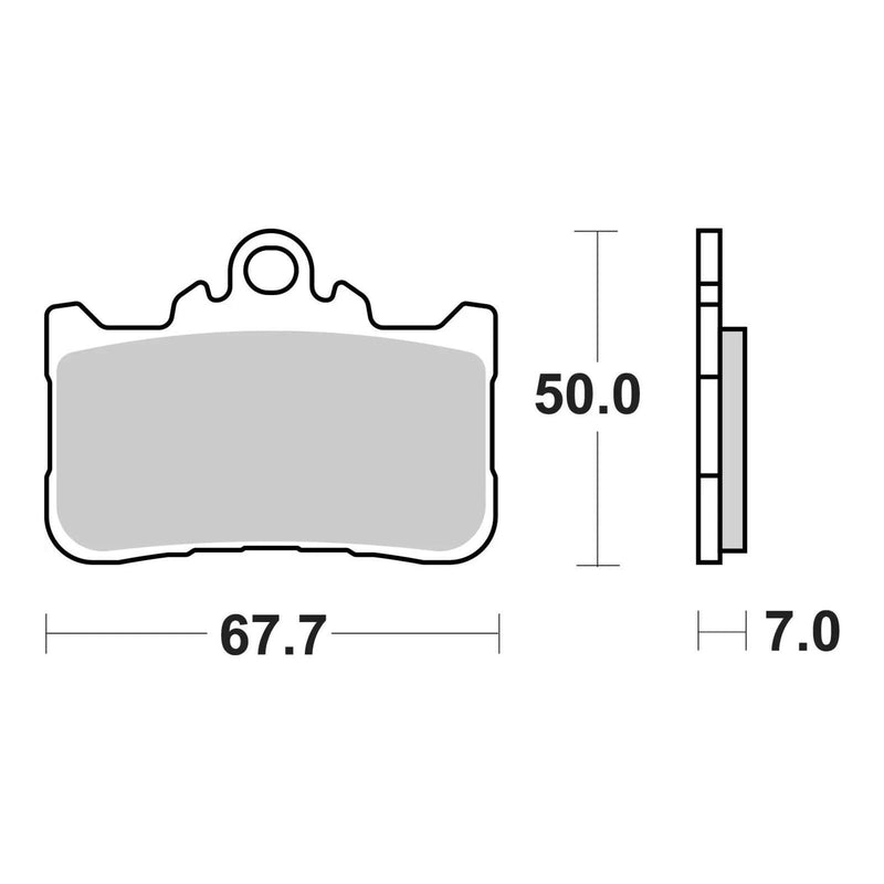 Load image into Gallery viewer, Brembo Prime Sinter Front Brake Pads 07HO72SA
