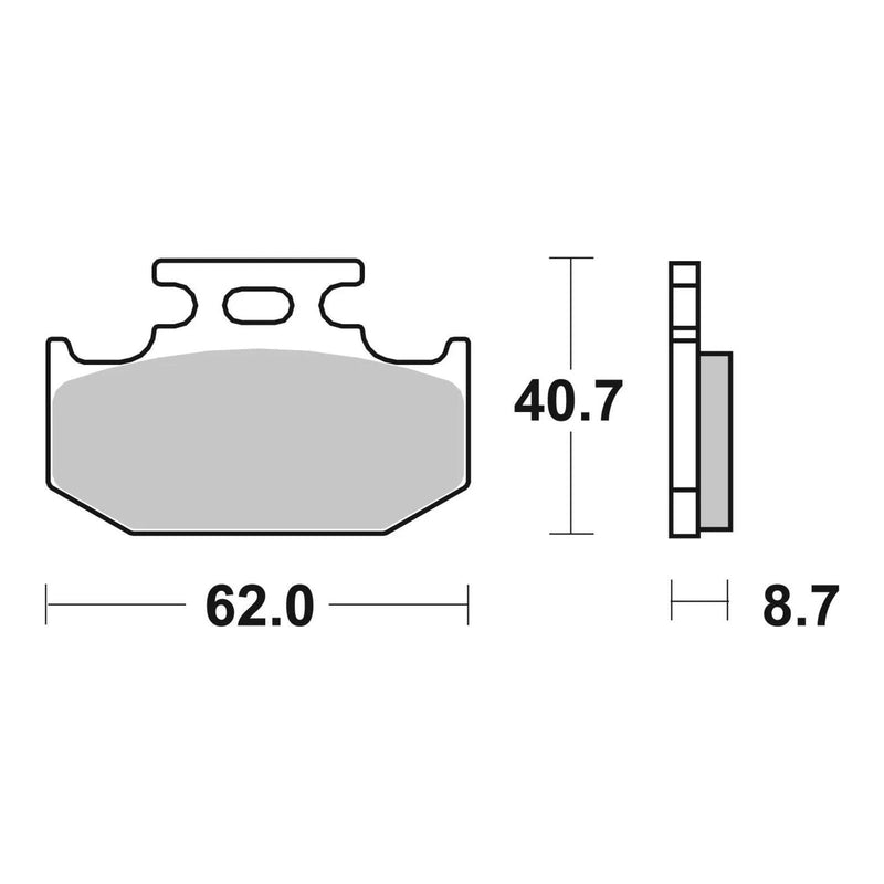 Load image into Gallery viewer, Brembo Prime Sinter Rear Brake Pads 07KA12SD
