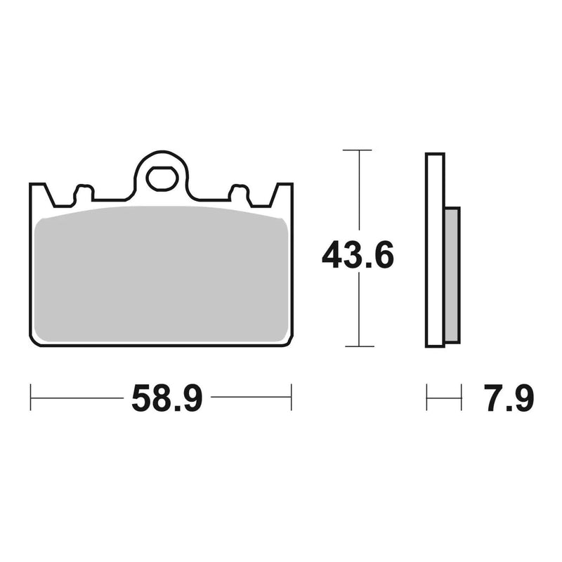 Load image into Gallery viewer, Brembo Prime Sinter Front Brake Pads 07KA14SA
