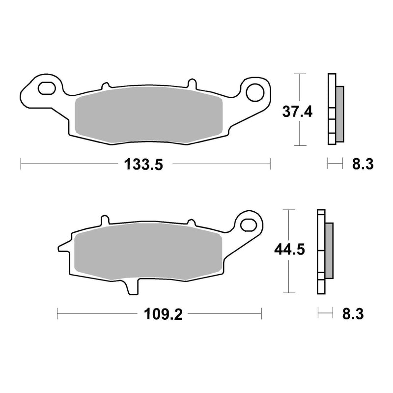 Load image into Gallery viewer, Brembo Prime Sinter Front Brake Pads 07KA18SA

