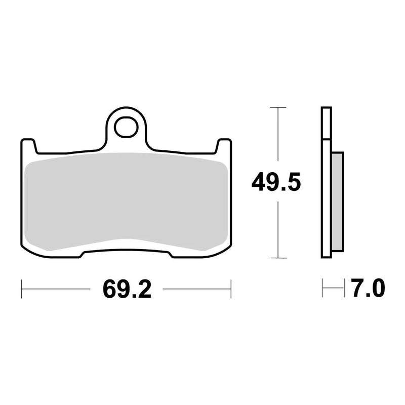 Load image into Gallery viewer, Brembo Prime Sinter Front Brake Pads 07KA23SA
