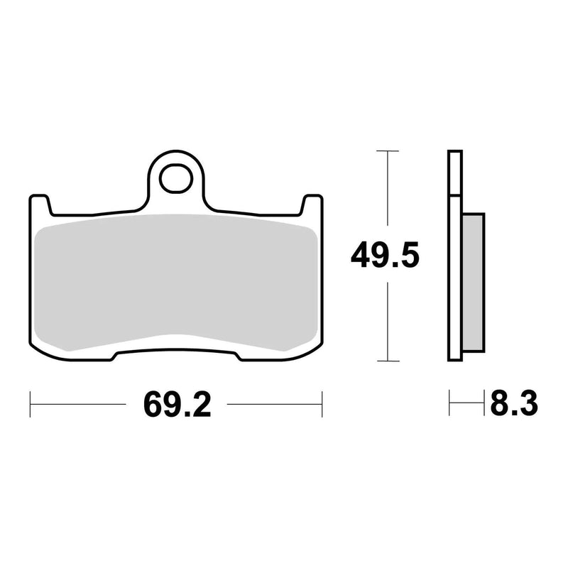Load image into Gallery viewer, Brembo Xtra Sinter Front Brake Pads 07KA23SR
